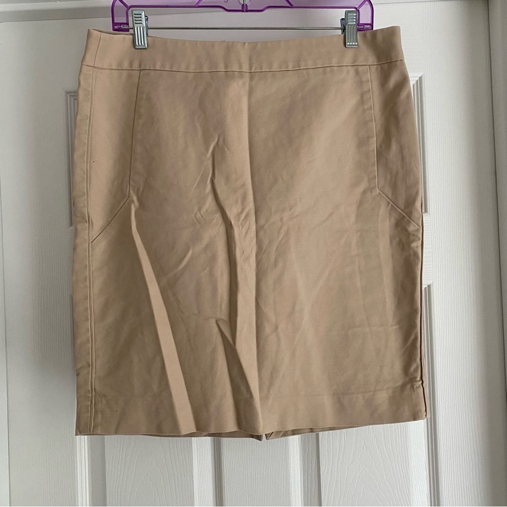 The Limited Tan Pencil Skirt Knee-length Work